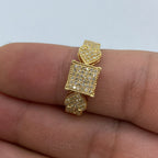 10K Gold Aurora Diamond Hearts Engagement Ring - additional product view 3