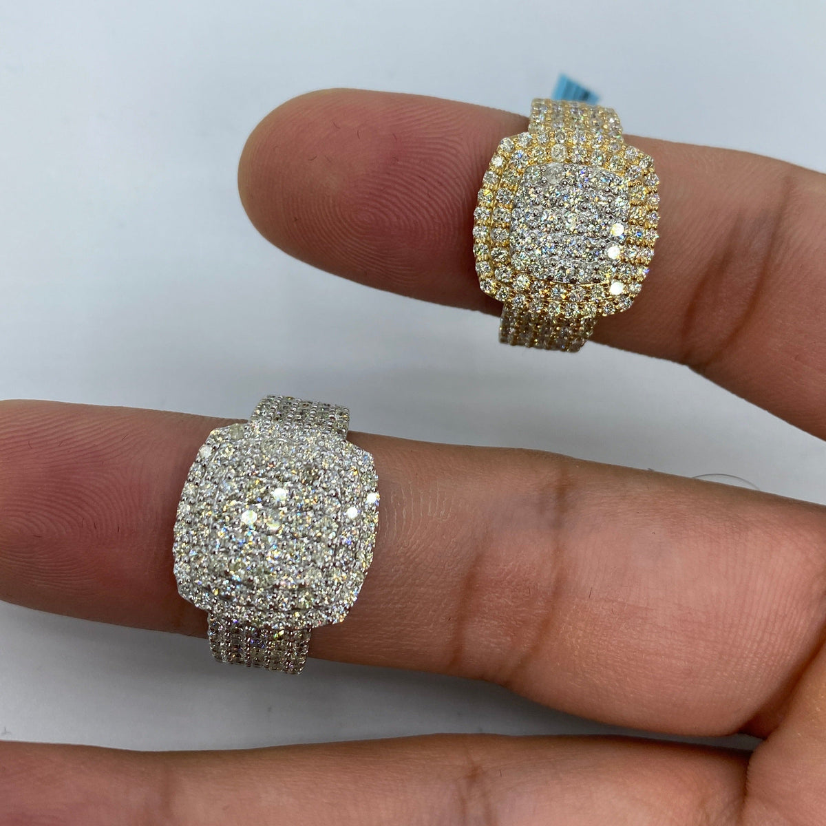14K Gold Square Washington Diamond Ring - additional product view 2