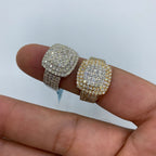 14K Gold Square Washington Diamond Ring - additional product view 6