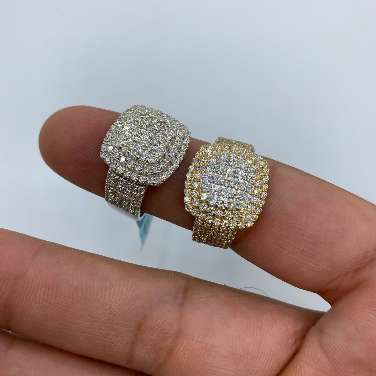 14K Gold Square Washington Diamond Ring - additional product view 6