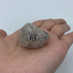 14K Gold Jumbo Crown Diamond Ring - additional product view 4
