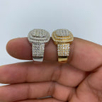 14K Gold Square Washington Diamond Ring - additional product view 7