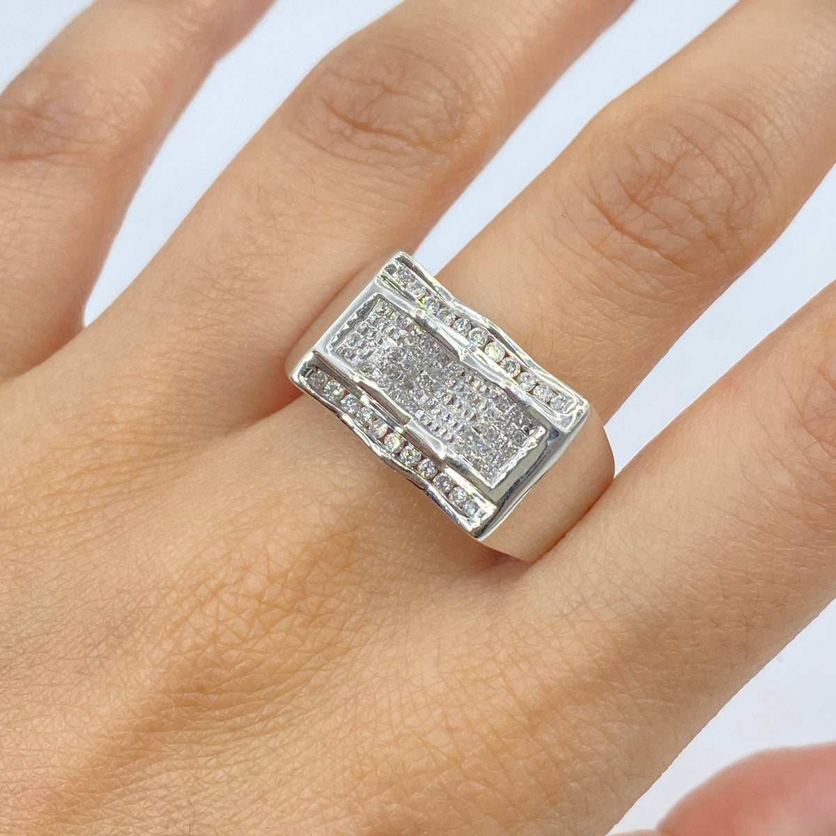 10K Gold Anarchy Diamond Ring - additional product view 2