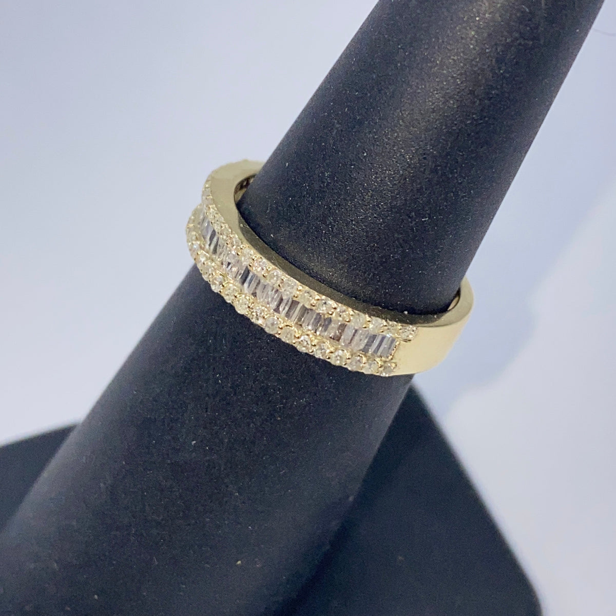 10K Gold Diamond Baguette Band - additional product view 15