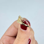 10K Gold Queen Crown Diamond Ring - additional product view 5