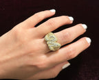 10K Gold Bubble Script Initial Diamond Ring - additional product view 11