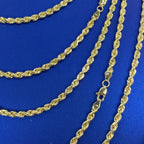 10K Yellow Gold 4mm Rope Chain 16–24 in - additional product view 3