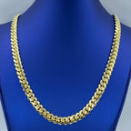 14K Gold 8.5mm Solid Cuban Link Chain 24 in - additional product view 2