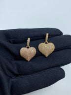 14K Gold Heart Diamond Pendant - additional product view 6