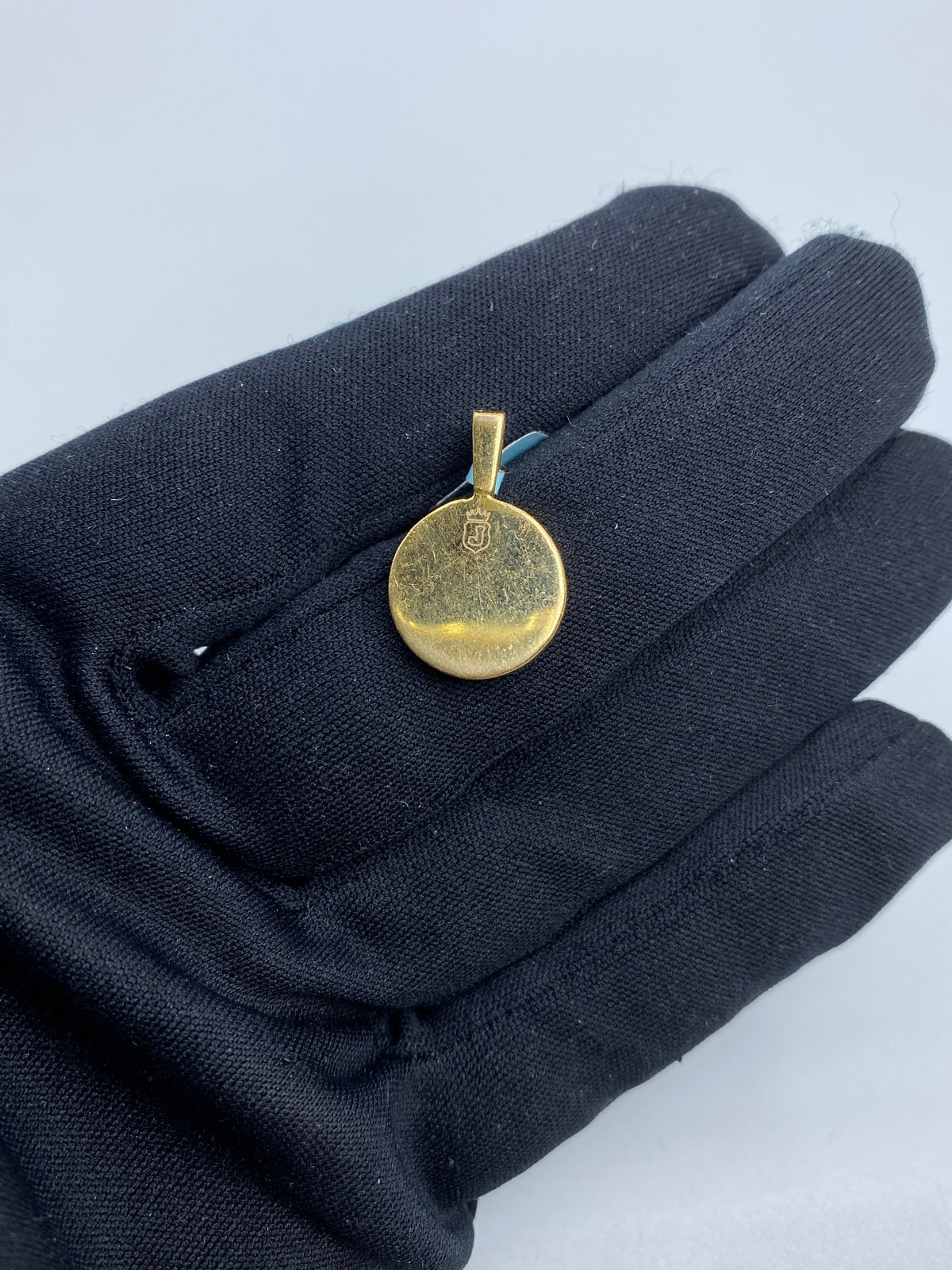 14K Gold Yin and Yang Diamond Pendant - additional product view 5
