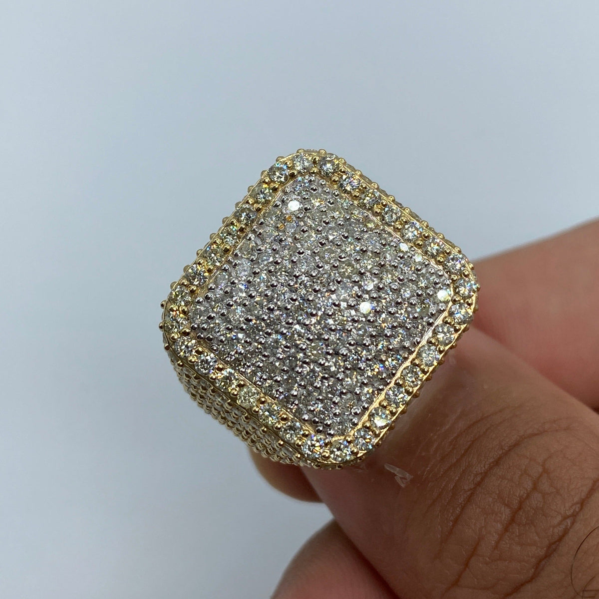 14K Gold Square Forever Diamond Ring - additional product view 8