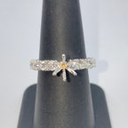14K Gold 8 Stone Diamond Engagement Ring Setting - additional product view 13
