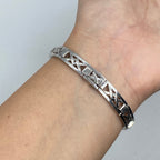 18K Gold Knot Diamond Bracelet - additional product view 5