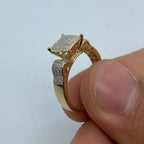 10K Gold Thalia Diamond Engagement Ring - additional product view 3