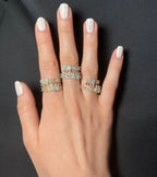 10K Gold Baguette Elephant Diamond Ring - main product photo