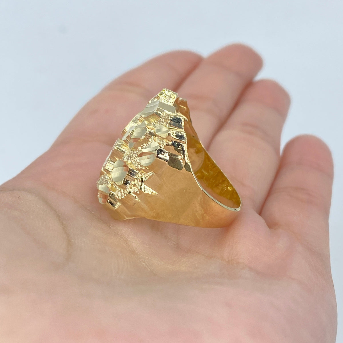 10K Gold Nugget Ring - additional product view 6