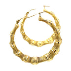 Bamboo Earrings 1.8 in - additional product view 2
