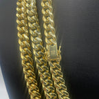 14K Gold 9mm Miami Cuban Link Chain - additional product view 4