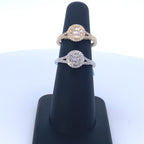 14K Gold Circle Baguette Diamond Ring - additional product view 2