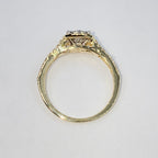 14K Gold Ballad Circle Diamond Engagement Ring - additional product view 8