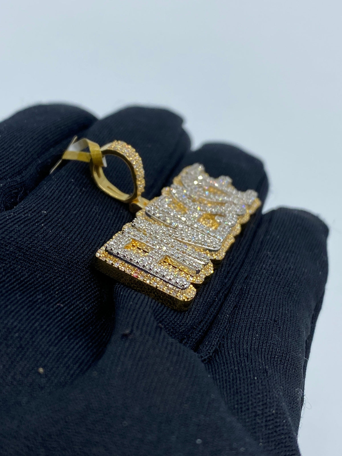 Finesse Name Diamond Pendant - additional product view 3