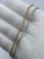 14K Gold 1.6mm Tennis Diamond Bracelet 7 in - main product photo