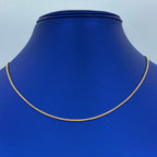 14K Gold 1.6mm Popcorn Chain 16 in - additional product view 2
