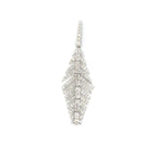 14K Gold Leaf Diamond Pendant - additional product view 5