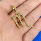 10K Gold Scorpio Sign Diamond Pendant - additional product view 5