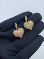 14K Gold Heart Diamond Pendant - additional product view 5