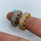 14K Gold Space Flower Diamond Ring 3.5 Ct - additional product view 5