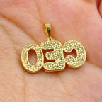 10K Gold CEO Diamond Pendant - additional product view 4