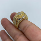 14K Gold Diamond Baguette Castle Ring - additional product view 7