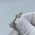 14K Gold Princess Diamond Engagement Ring - additional product view 2