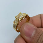 10K Gold Aurora Diamond Hearts Engagement Ring - additional product view 4