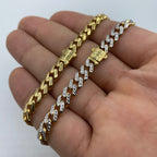 10K Monaco Cuban Link Gold Bracelet - additional product view 6