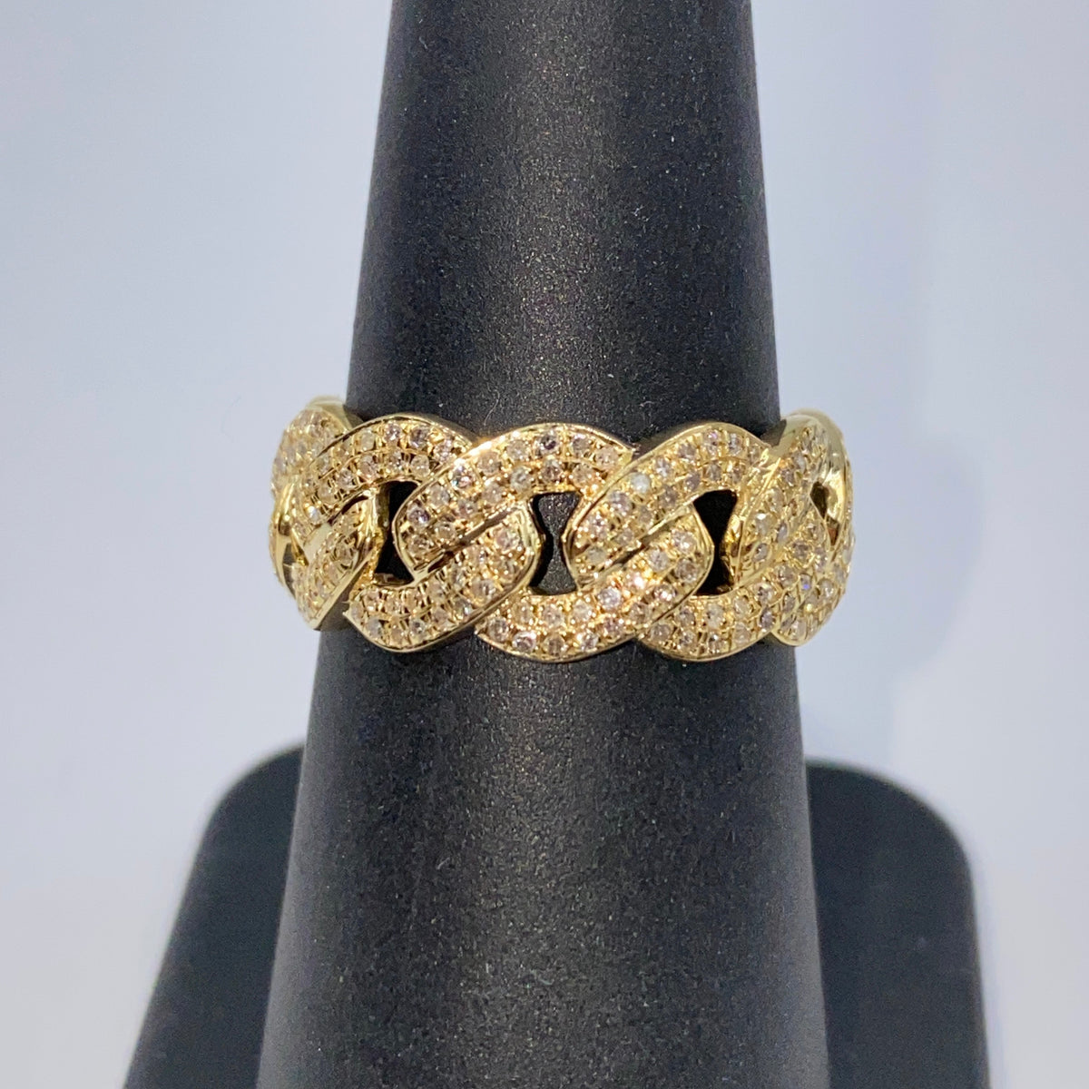 Cuban Link Infinity Diamond Ring - additional product view 8
