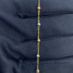 10K Gold Ball Anklet - additional product view 4