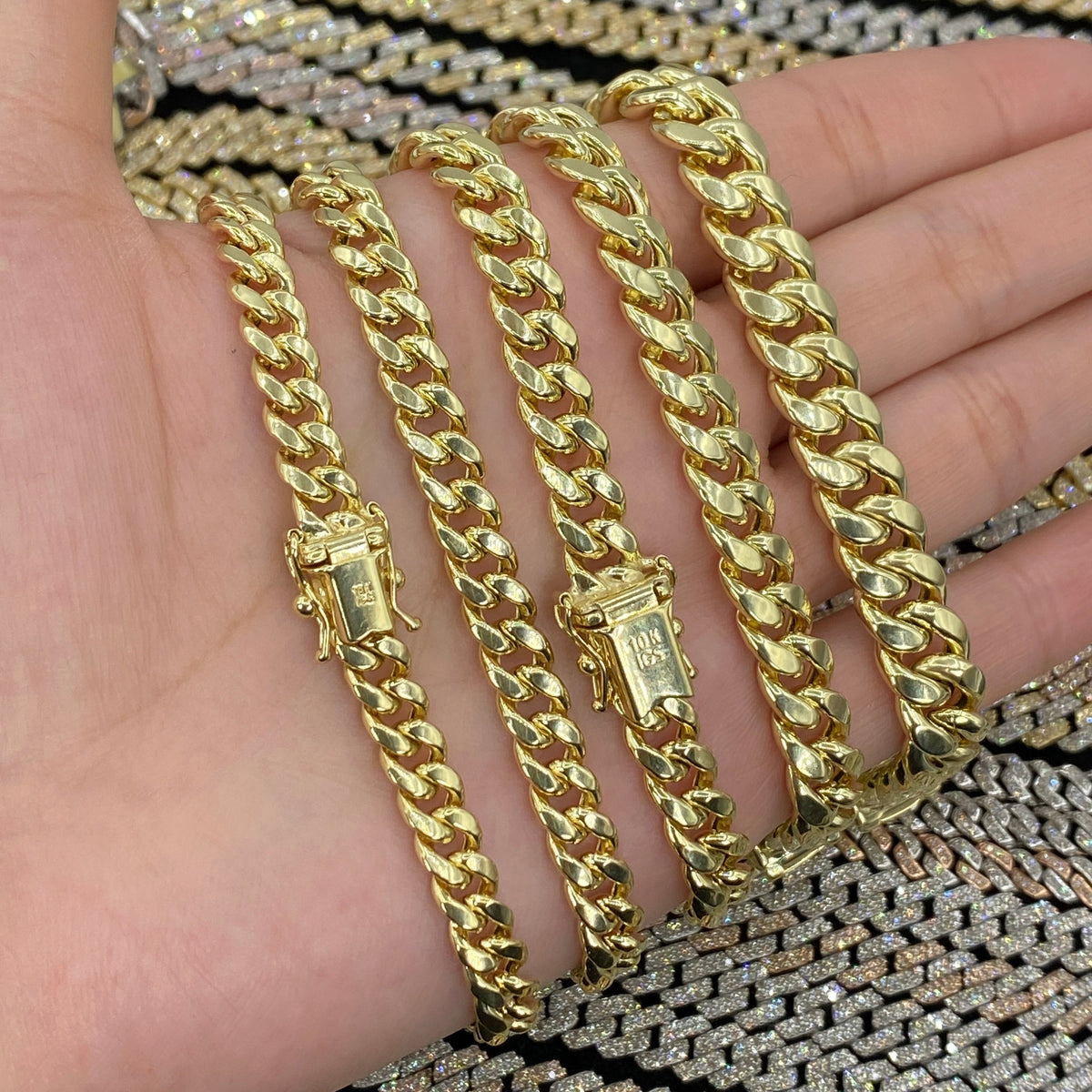 10K Gold Cuban Link Bracelet ALL SIZES - additional product view 2