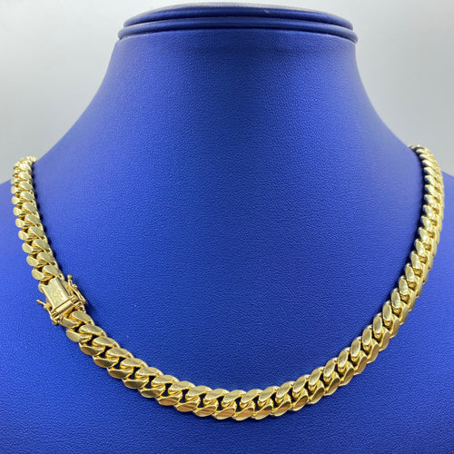 10K 9mm Gold Cuban Chain 22 in - additional product view 2