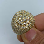 14K Gold Dome Cake Diamond Ring - additional product view 4