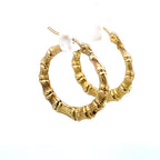 Bamboo Earrings 0.8 in - additional product view 2
