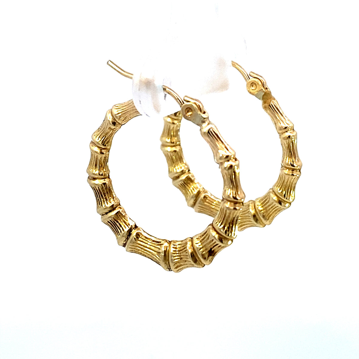 Bamboo Earrings 0.8 in - additional product view 2