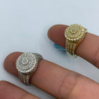 14K Gold Petite Circle Wave Diamond Ring - additional product view 5