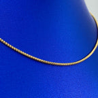 14K Gold 1.6mm Popcorn Chain 16 in - additional product view 3