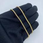 10K Gold 1.5mm Franco Link Chain 16–22 in - additional product view 4