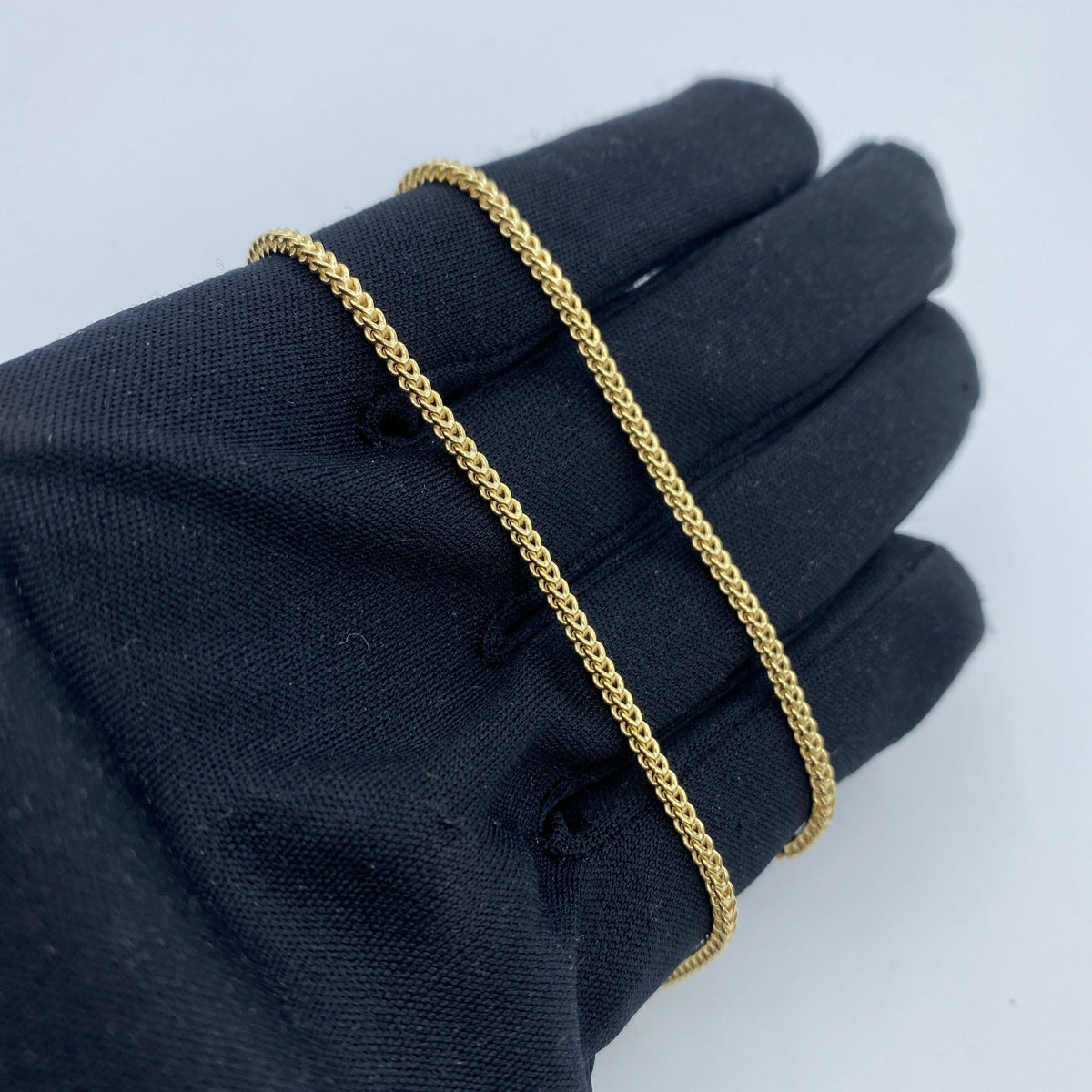 10K Gold 1.5mm Franco Link Chain 16–22 in - additional product view 4