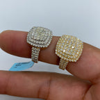 14K Gold Montana Square Diamond Ring - additional product view 2
