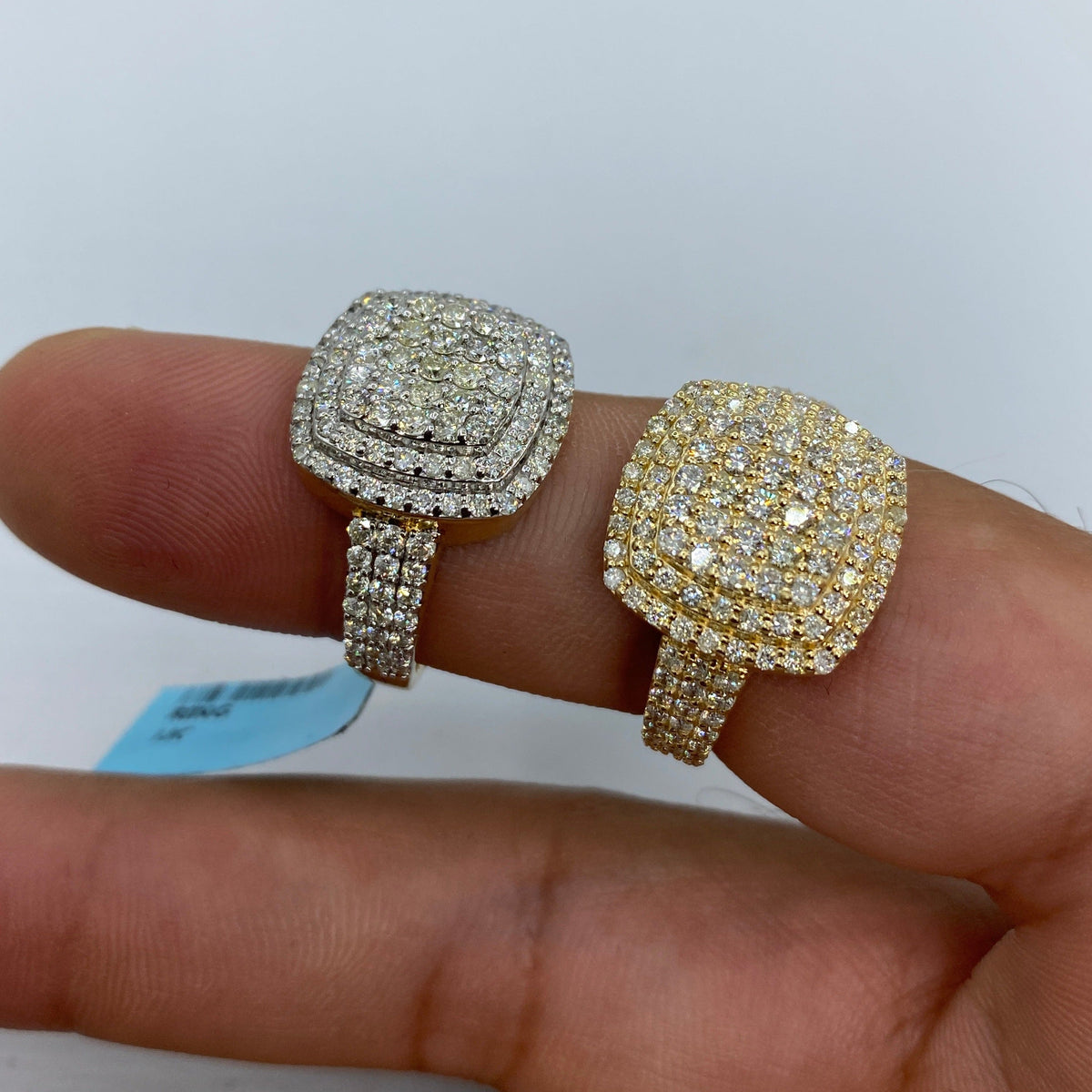 14K Gold Montana Square Diamond Ring - additional product view 2