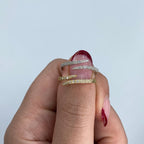 14K Gold Wrap Diamond Ring - additional product view 4